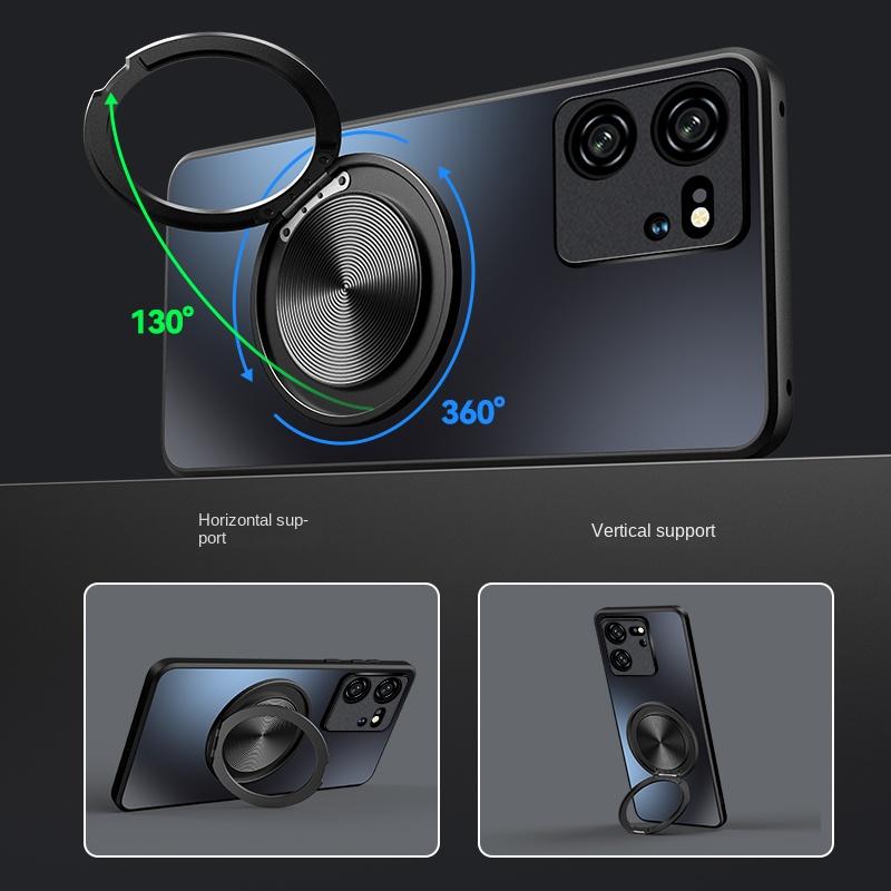 Für Xiaomi Mi 13T Pro Hülle Hart Matt Mit Ring Magnetische Schutzhülle Rückseite Hülle Für Xiaomi Mi 13 13Pro Mi13T Telefon Shell
