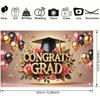 Graduation Banner 71 x 43 Inch Congrats Grad Party Decoration Photo Backdrop for Class of 2025 Graduation Celebration Senior Graduate School Ceremony