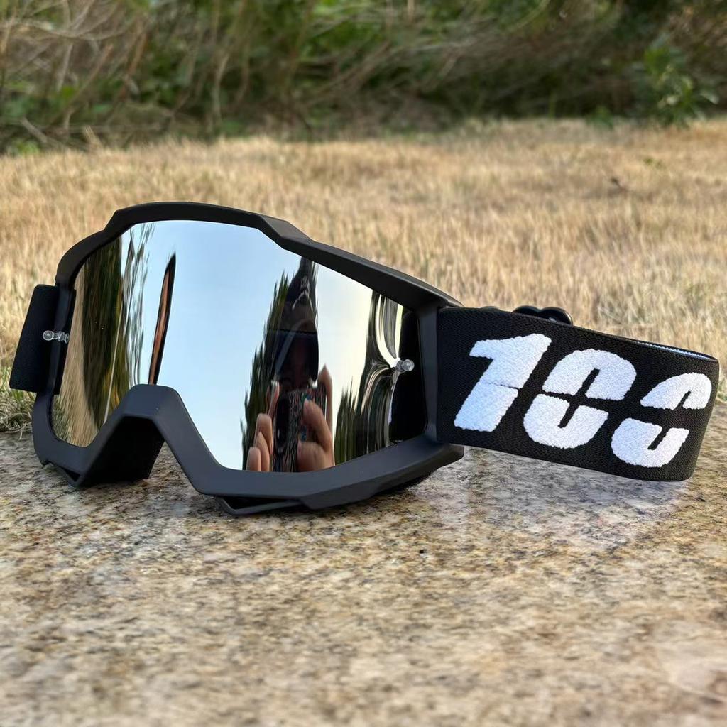 Lunettes de moto Équipement de cyclisme Lunettes Extérieur Hors route Ski Sport MX ATV Moto tout-terrain Lunettes de course Lunettes de motocross Vélo