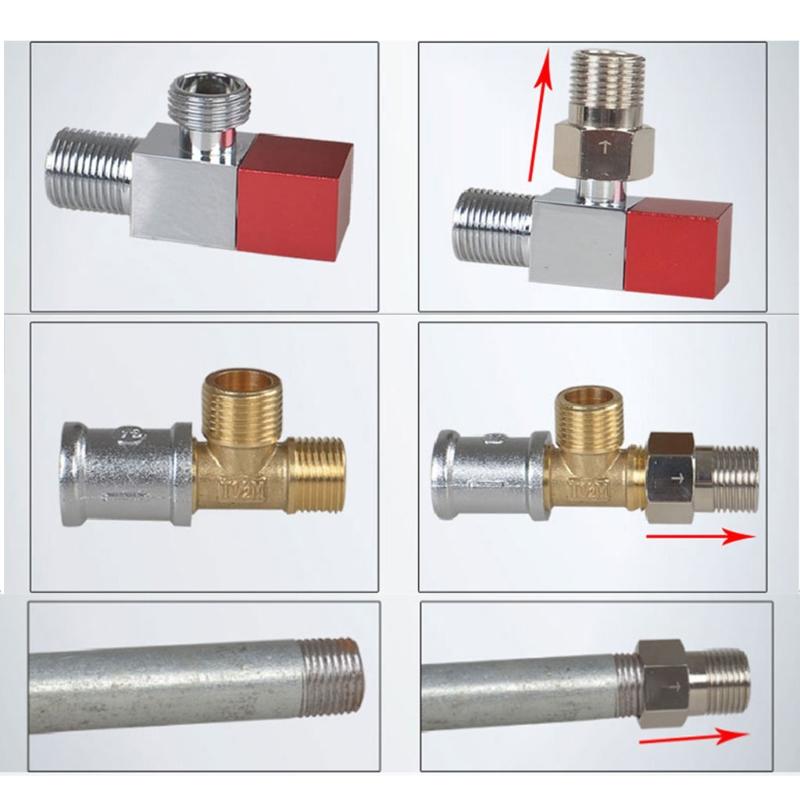 1/2 inch Copper Threaded Check for Valve One Way Non-return Check for Valve Suitable for Water for Tank Water Heater Toi