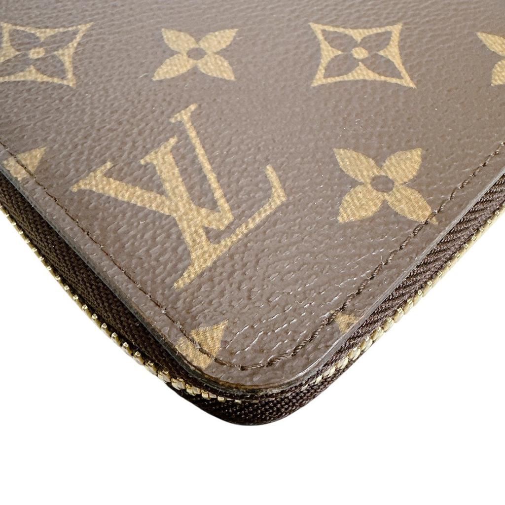 Louis Vuitton Monogram Zippy Wallet Long Wallet Purse Monogram Canvas  M42616 Used