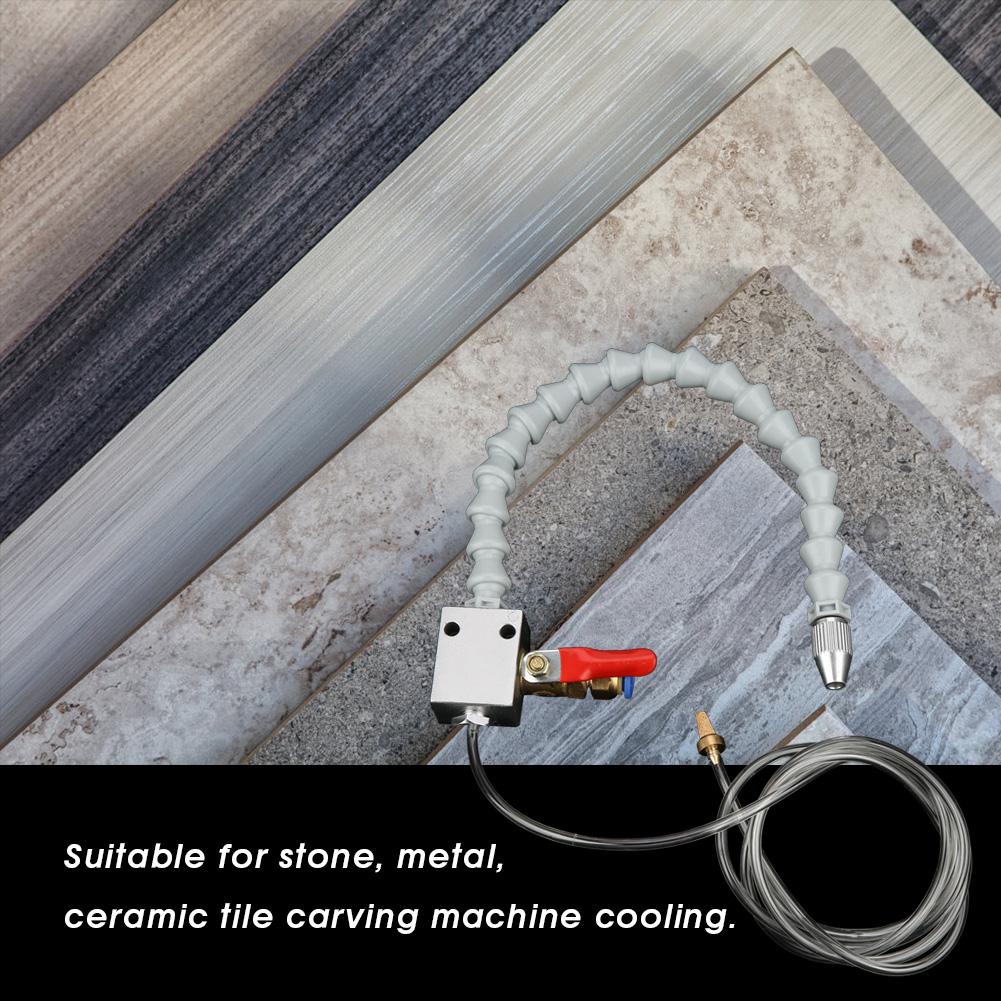 Sprühdüse für Kühlschmierstoff-Sprühnebelkühlung für Graviermaschine Weiß