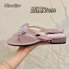 Flower Women Flats Slippers Clip Toe Flip Flops Ladies Casual Woman Shoes 2025 Summer Sandals Beach Slides Mujer Zapatos Size40