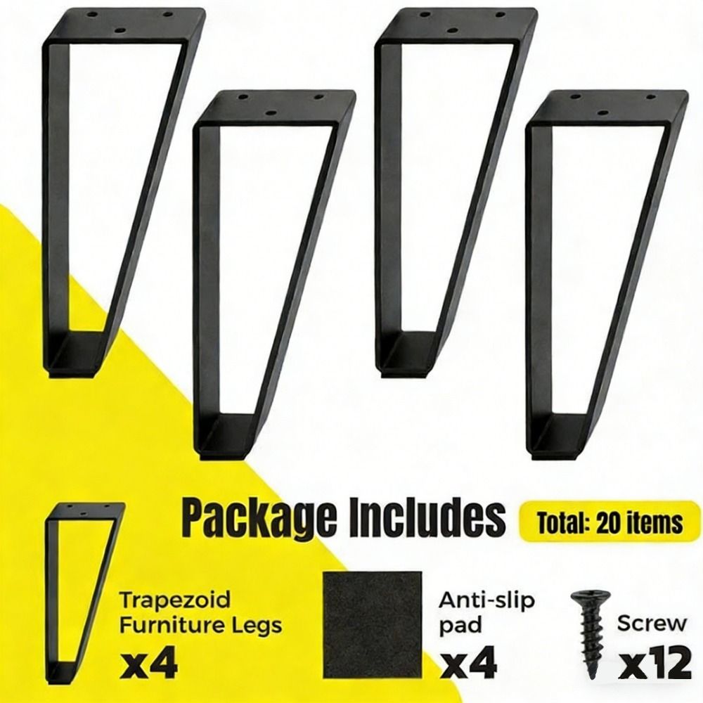 Strong Support Furniture Legs Black Metal Metal Legs New Design Support Legs  Interior Design