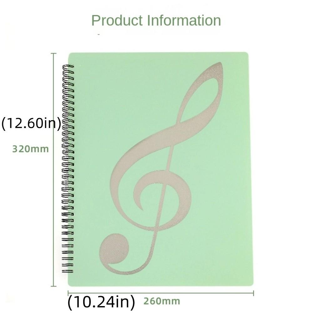 Detachable Multi-layer Music Score Folder Contiguous Page Design A4 Sheet Music Folder  Manuscript