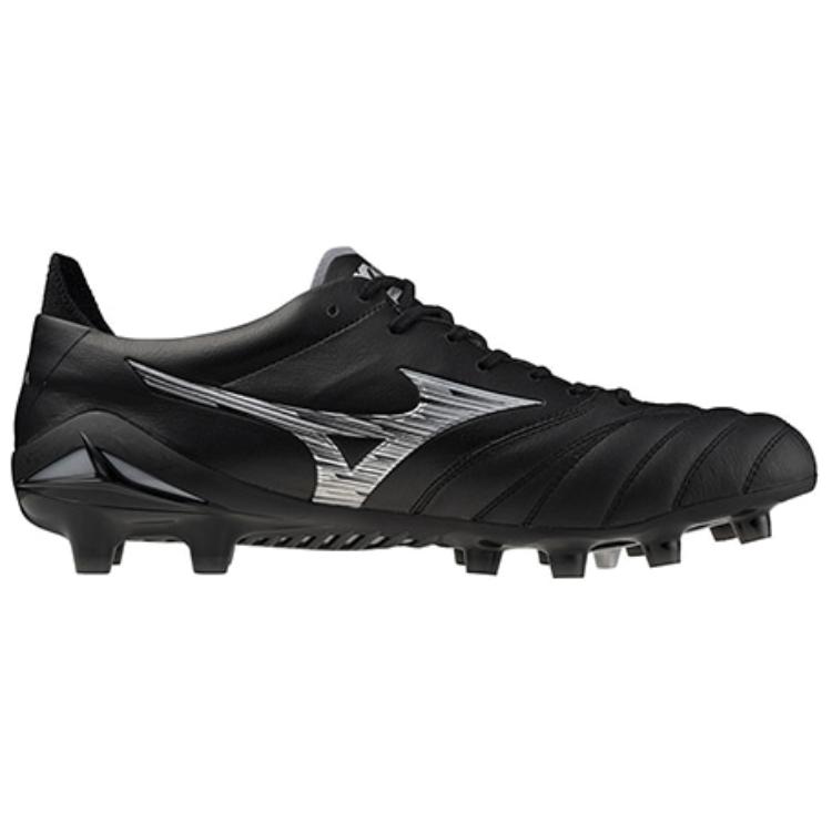 Mizuno Comfortable Fashion FG (Rubber Long Stud) Non-Slip Soccer Shoes Men Soccer Shoes Black P1GA243003