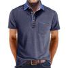 Mens Summer Short Sleeve Polo Shirt Casual Top