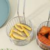 Reusable French Fry Basket Stainless Steel Frying Basket Portable Strainers  Kitchen Frying Tools