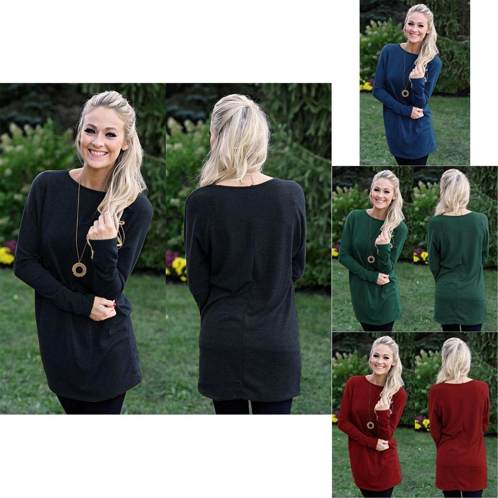 Premium Quality Women Solid Knitted Sweater Dress With Cozy O Neck Design For Autumn And Winter