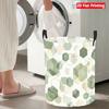 Collapsible Laundry Basket Large Round Waterproof Fabric Hamper Dirty Clothes Storage Bin Toy Organizer with Handles