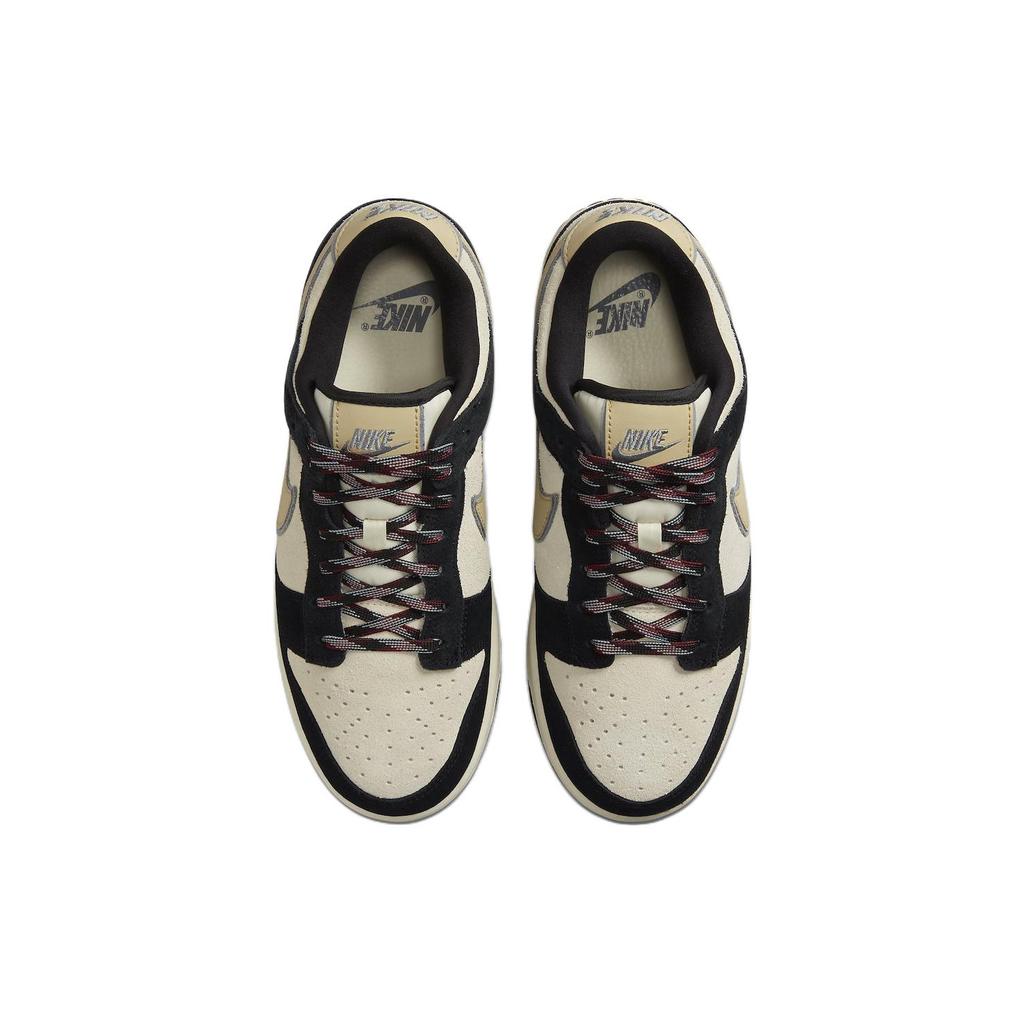 Jauni Nike Dunk Low Lx Melna Zamšāda Team Gold Sieviešu DV3054-001