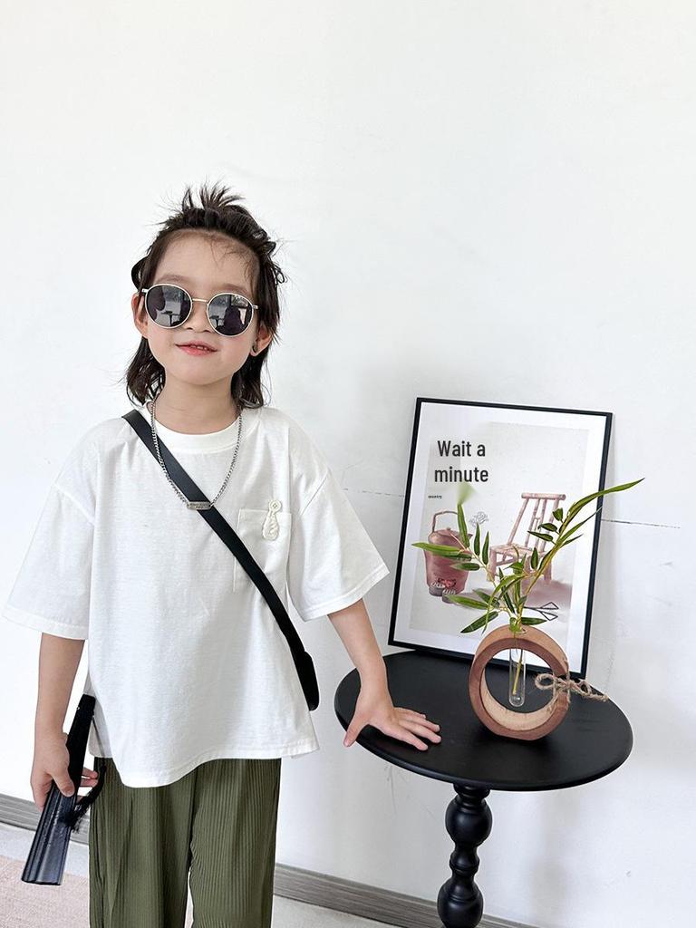 Jungen Sommer 2026 Kurzarm Locker Rundhals T-Shirt - Chinesischer Stil