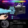 Zetsuto 500W Fog Smoke Machine with 18 LED Lights and 13 Colorful Light Effects, Portable Smoke Machine with Remote Control, Halloween Smoke Machine,