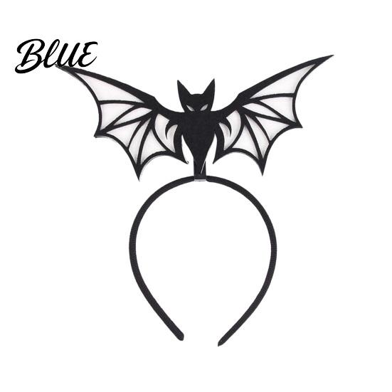 Versatile Festival Hair Ornament Halloween Bat Headband Felt Glitter Hairband Cosplay Props for Costume Masquerade Party Prop Garden Tour Supplies
