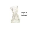 High-End Glass Vase for Fresh Flowers - Large Caliber, Light Luxury Style, Perfect for Home Entryway Decoration.