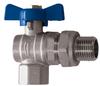 1/2" Angle Ball Water Valve With Screw Connection