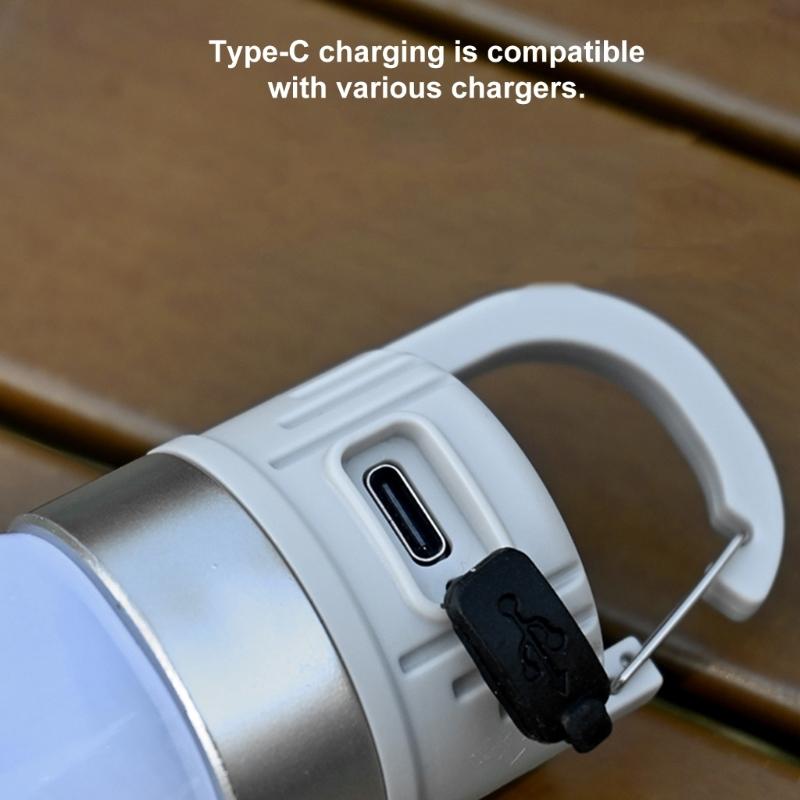 Camping Lanterns Rechargeable, Camping Lamp for Tent, 8 Light Modes, Bright LED Outdoor Hanging Tent Light for Camping