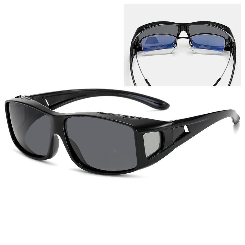New Fashion Yellow Polarized Sunglasses for Men Women Outdoor Sports Cycling Night Vision Myopia Goggles