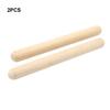 2piece Classical Wood Claves Easy To Play Musical Percussion Instrument Classic Claves Rhythm Sticks