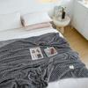 Plaid Plush Blanket Luxury Warm Fluffy Soft Solid Color Blankets Queen King Size Bedding for Bed, Couch, Chair, Sofa Washable