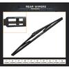 For Toyota Corolla Verso 2004-2009 2005 2006 2007 2008 Wiper Front & Rear Wiper Blades Windshield Windscreen Window 26"+16"+11"