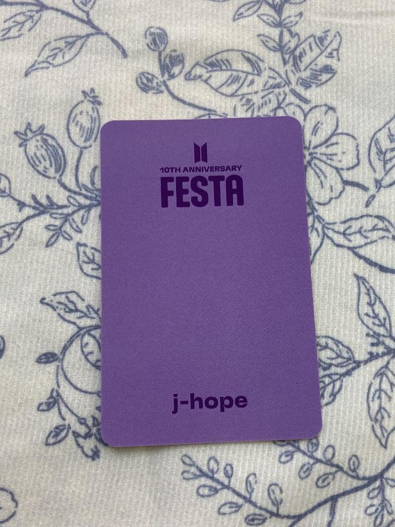 [USED] BTS Hoseok 2023 Bonus Lounge FESTA ARMY Trading Card