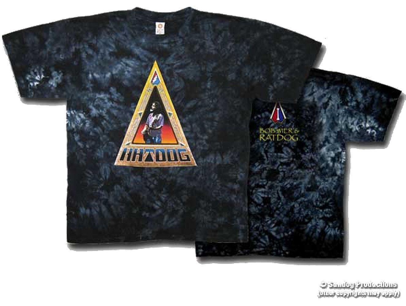 Bob Weir and Ratdog Triangle Double Sided T-Shirt S M - XXL