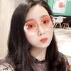 Women Sunglasses Rimless Lightweight High Clarity Wide Cool Sun-resistant Windproof UV Protection Shiny Rhinestone Female Sunglasses for Outdoor