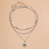 Fashion Trendy Jewelry Fashion Stylish Niche Design Retro Baroque Shell Starfish Necklace Clavicle Chain