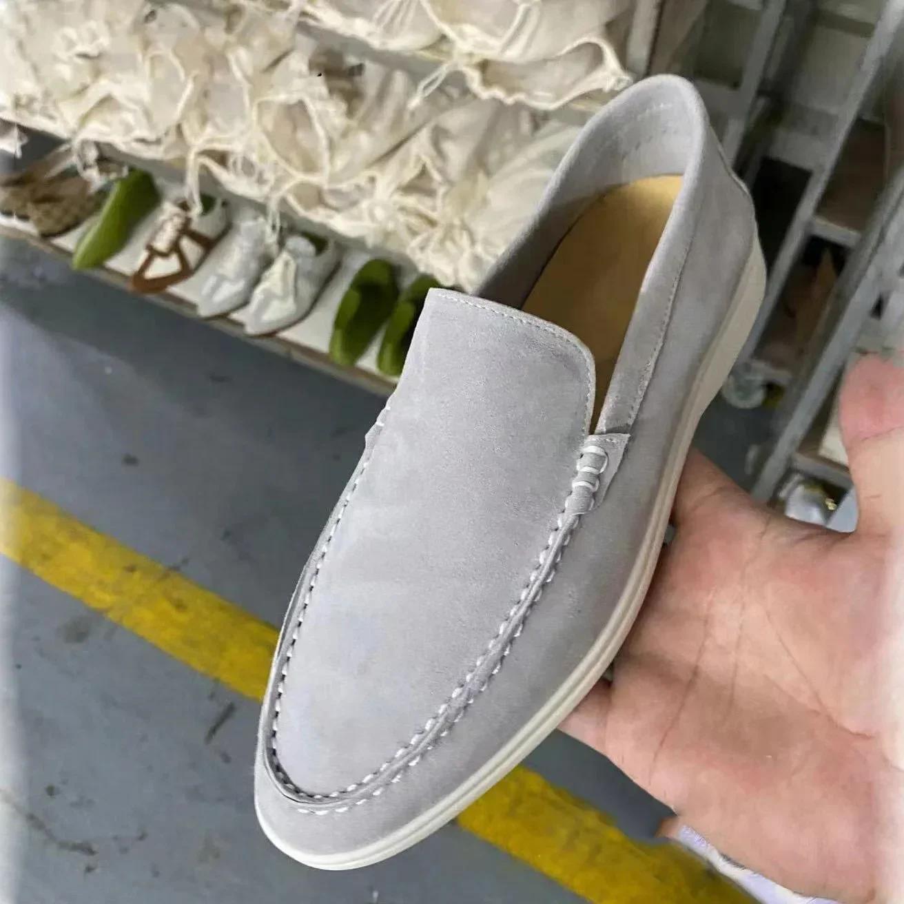 

2024 Lofers Чоловіки Vulcanize Shoes Ретро Повсякденні кросівки Чоловіче парусинове взуття Взуття на платформі Чоловіче взуття для водіння Zapatillas De Hombre 43 світло-сірого кольору