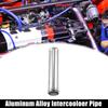 ACROPIX 35mm 1.35" OD 6" 152mm Length Universal Car Aluminum Alloy Intercooler Pipe Straight Air Intake Tube - 2 Pcs