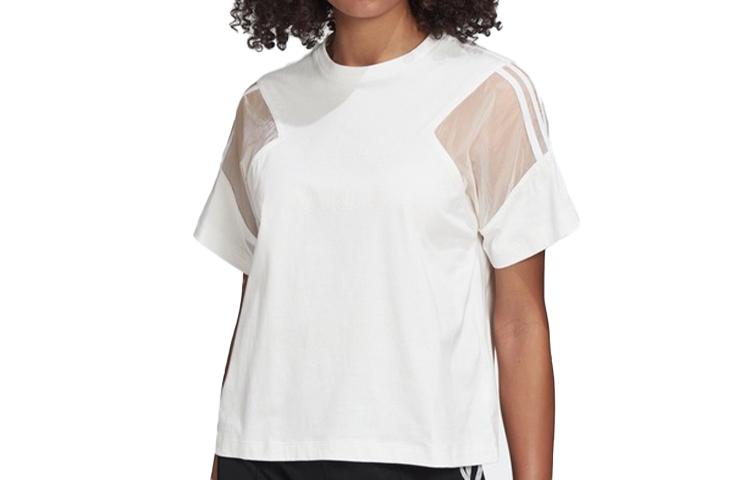 Adidas Originals T Shirts Women s White Crew Neck Thin Other FU3851 34