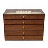 Jewelry Storage Box Minimalist Wood   Lining Large Capacity Jewelry   Box for Rings Necklaces Earrings