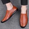 Men Real Leather Shoes Fashion Men Boat Shoes Brand Men Casual Leather Shoes Male Flat Shoes 2014 New