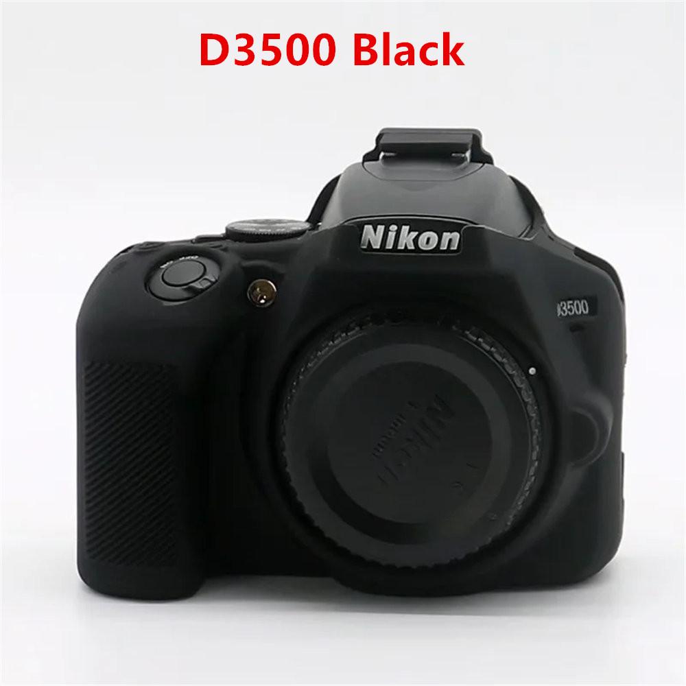 Soft Silicone Armor Camera Bag Case For Nikon D750 D780 D810 D850 D3200 D3300 D3400 D3500 D5100 D5200 DSLR Cover Body Skin