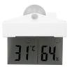 Indoor Hygrometer Thermometer LCD Screen High Accuracy Room Temperature Monitor Humidity Meter with Suction Cup