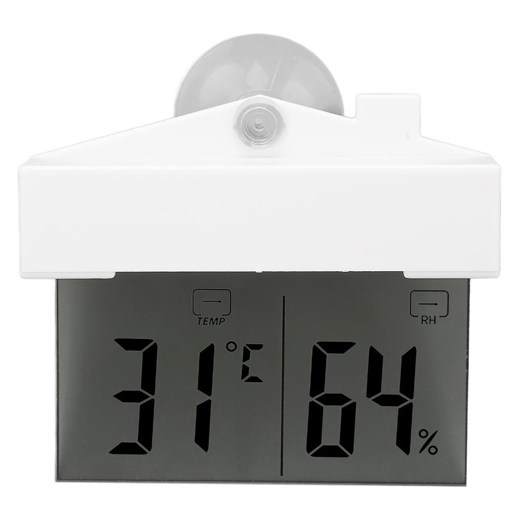 Indoor Hygrometer Thermometer LCD Screen High Accuracy Room Temperature Monitor Humidity Meter with Suction Cup
