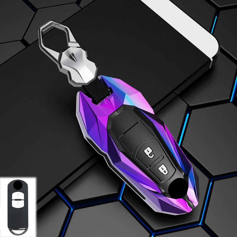 Zinc Alloy Car Remote Key Case Cover for Mazda 2 3 6 Axela Atenza CX-5 CX5 CX-7 CX-9 2014 2015 2016 Car Accessories