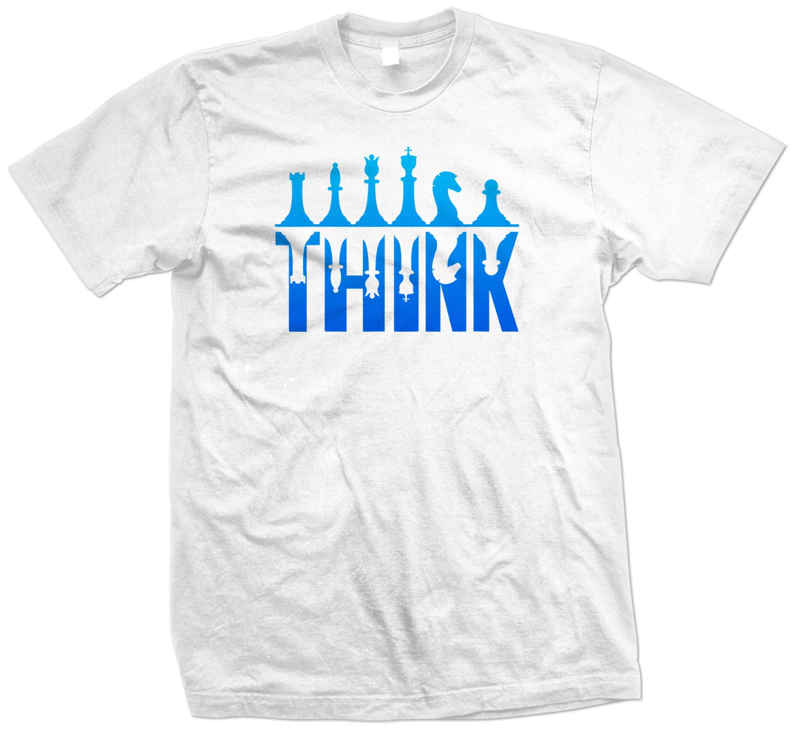 Chess T Shirt - Think Chess - Chess Player Shirt - XS to 5XL - 3 Colours options S