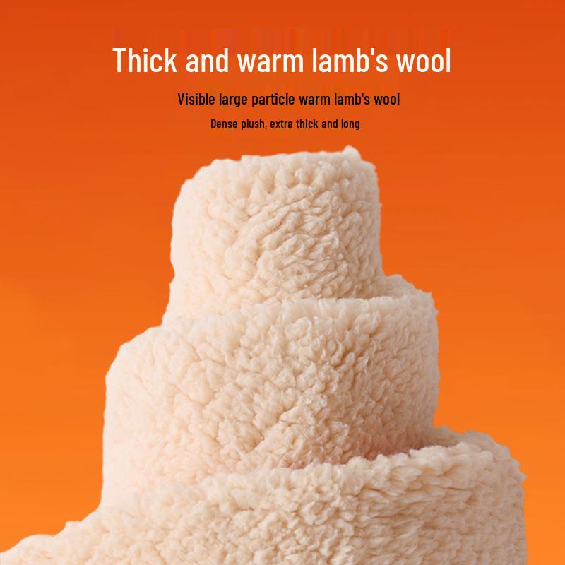 Kids' Lambswool Fleece Hoodie - Fashionable Solid Color Cardigan for Girls and Boys, Warm for Autumn/Winter