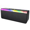 Portable Speaker 52mm Dual Full Range Wireless Speakers with RGB Lights Power Bass Black