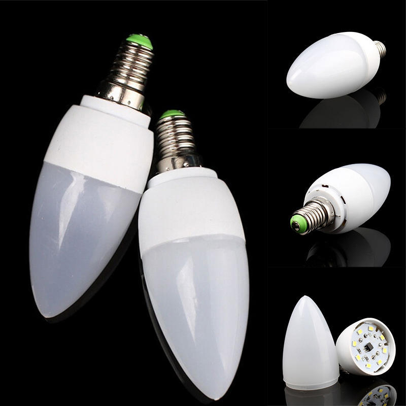 Universal E14 3W 2835 Smd Led Candle Light Replacement Bulb Halogen Lamp Energie