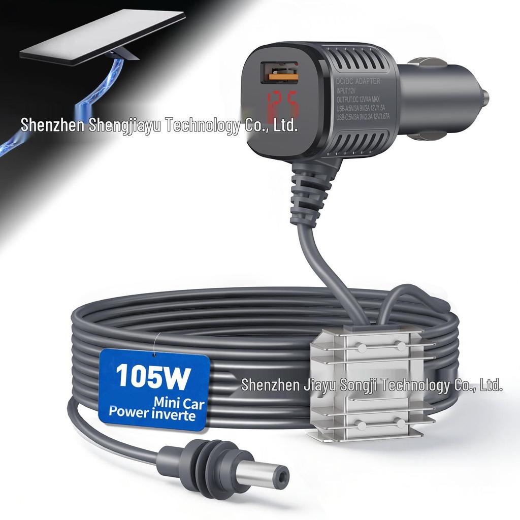 105W Boost Mini Vehicle Adapter for Cars, RVs, and Boats