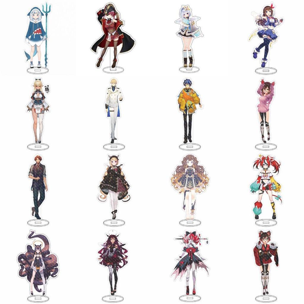 Hololive Vtuber Stand Figure Unique Acrylic Ornaments For Home Decor