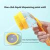 Dog Bath Brush Wash Dog Special Long Handle Bath Brush Brush Bristles Soft Scrub Cat Pet Supplies