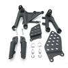 BLACK Front Rider Foot Pegs Bracket for Honda CBR1000RR 2004 2005 2006 2007 04-07 Motorcycle Parts