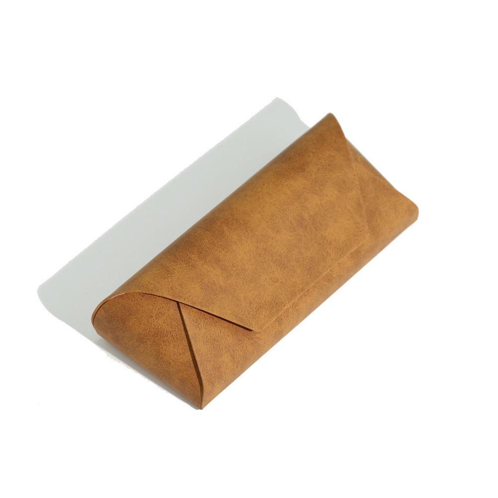 Retro-Leder-Brillenetui - Handgefertigter Halter für Lese- und Sonnenbrillen, High-End Baozi-Design