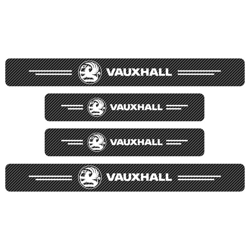 New Car Door Sill Plate Protector Stickers For Vauxhall Opel Corsa D Astra G GTC J H Vectra Zafira Meriva Junior Car Accessories