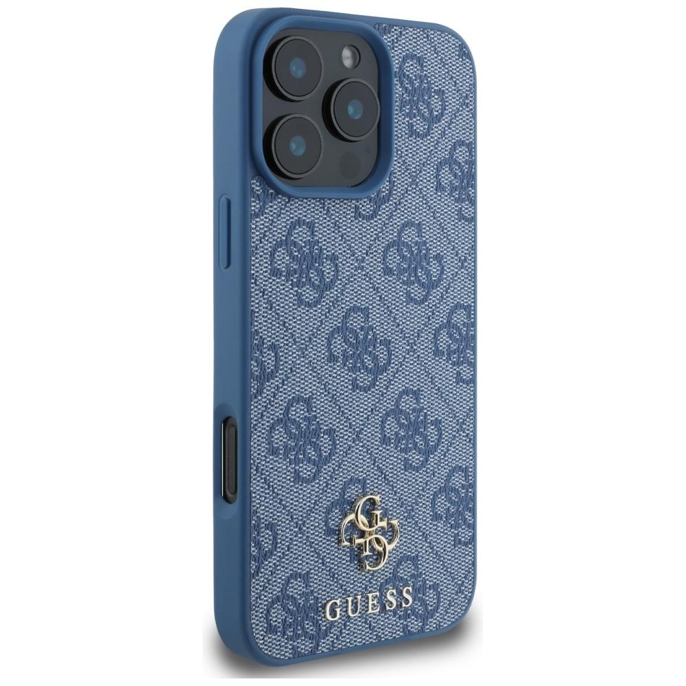 Etui Guess Hc Pu 4G Small 4G And Classic Do Iphone 16 Pro Max Magsafe Niebieski