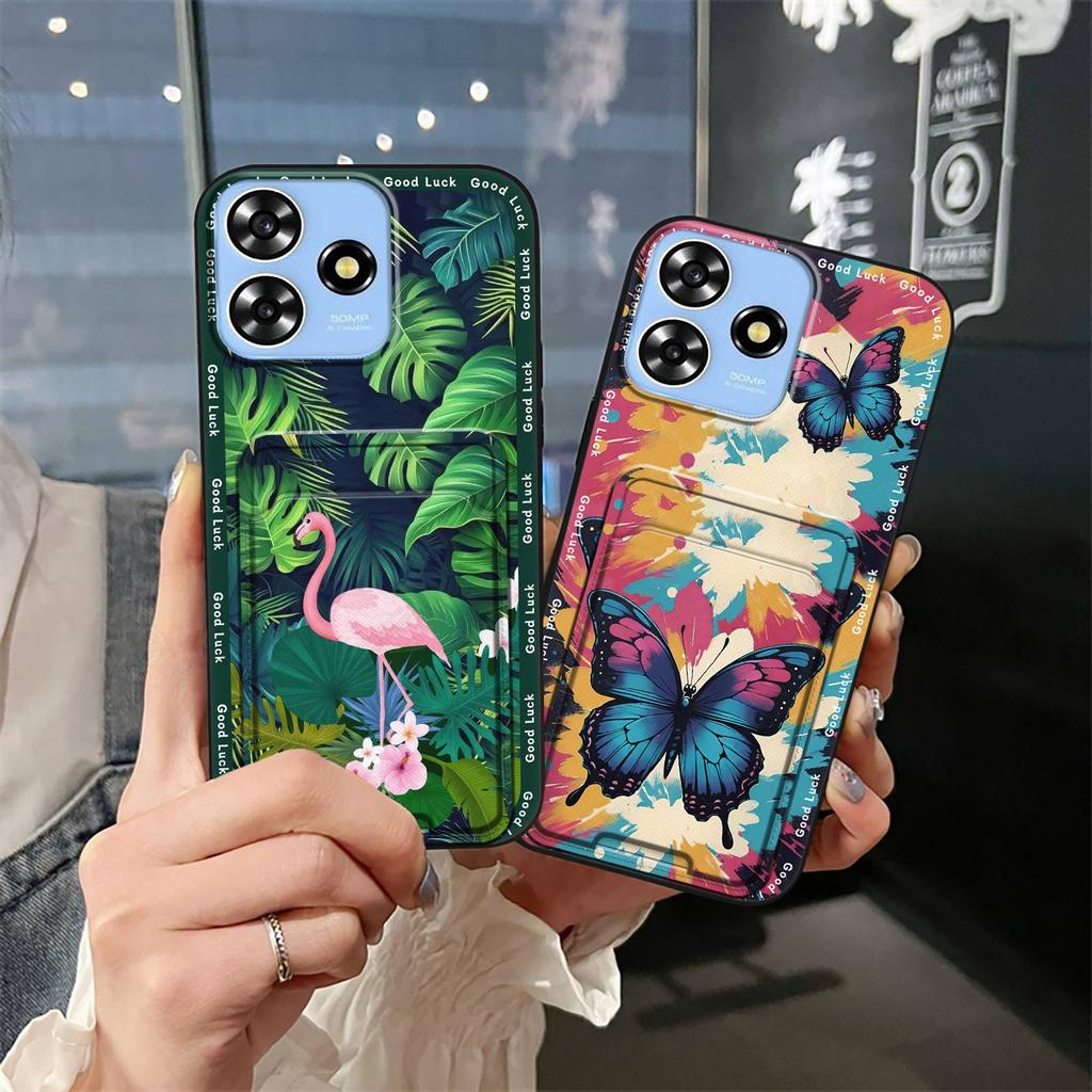 Waterproof Fashion Design Phone Case For ZTE Blade A73 4G/V50 Smart/V50 Design 4G/Axon50Lite Card bag Back Cover Cartoon